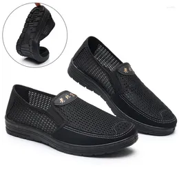Casual Shoes Cloth Men 2024 Spring Summer Mesh Slip Resistant Breathable Men's Sneakers Walking Chaussure