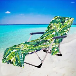 Крышка стулья завода листья летняя пляжная крышка модного микроволокна напечатано