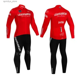 Rowerowe koszulki Włochy Ditalia 2023 Rowerowe rowerowe rowery Męskie garnitur Rowerowe Ubrania Brezyn MTB Jersey Ciclismo L48