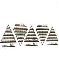 Декоративные тарелки ногтевые арт лак для клея стенда северной полки кованый железный треугольник золотые стены контейнер