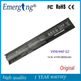 Batterier 14.8v 41Wh Original Laptop Battery för HP VI04 440 G2 HSTNNLB6K TPNQ144 TPNQ140 ENVY 14 15 PAVILION 15 17 HSTNDB6I