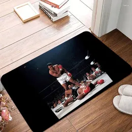 Ковры Сильный красные боксерские перчатки Чемпион Boxer Muay Thai Carpet Door коврик для гостиной ванна кухня кухня фланелевые ковры Antiplip