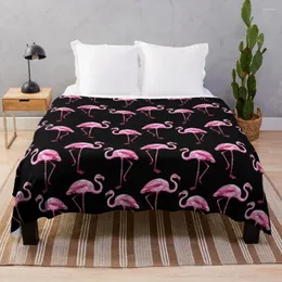 Battaniyeler Flamingo Desen Atma Battaniyesi Kanepe Kampı için