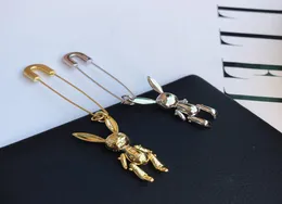 AMBUSH teddy bear charms dangle earrings cute active rabbit pin long earrings one pice 925 sterling silver luxury brand jewelry9272745