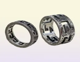 2022 anelli di moda anelli vintage Great Wall Pattern Designer Trendy 925 Silver Ring per le donne Anelli da matrimonio MENA GIETYRY9360219
