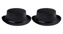 2 pezzi Cappello per il festival per adulti Tophat Hats Felt Decorations Creative Magic Hat Dress Up Props per Show Cosplay Prom Party9928735