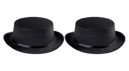 2pcs Adult Festival Cap Soft Tophat Filzhüte kreative Magie Hut Dekorationen Dress Requisiten für Show Cosplay Prom Party9928735