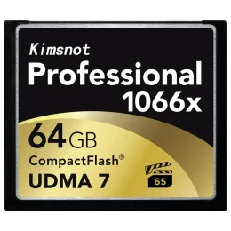 بطاقات Kimsnot Professional 1066x بطاقة الذاكرة CF CART COMPACTFLASH 32GB 64GB 128GB 256GB Flash UDMA7 عالية السرعة 160 ميجابايت/ثانية