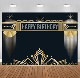 POGRAFI BACKDROP RETRO 1920S Konst Vuxen Kvinna Birthday Party Bröllopsdag Dekoration Bakgrund Po Booth Banner 240411