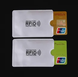 Mangas de bloqueio RFID segura Folha de alumínio Id ID de armazenamento IC de armazenamento Bolsa de embalagem Anti -roubo NFC Protector7507453