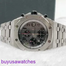 AP Wrist Watch Montre Royal Oak Series Offshore Series Titanium 26170st التلقائي الميكانيكي 42 ملم تاريخ عرض رجال المراقبة