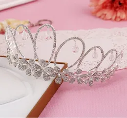 Rinstone Crystal Wedding Party Prom Homecoming Crowns Band Princess Bridal Tiaras Accessori Fashion LD5211842695