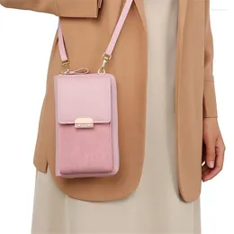Sagni per spalle Small Bag for Women Brand Designer Female Borse PU Leather Wortet Porta Crossbody Borse's Women's Phone Case 30#