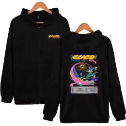 CUCO STRITCHHIKER TOUR ZIP UP HOUD WOMEN MĘŻCZYZNA HARAJUKU BLESKITRY STREETWEAR HIP HOP ZAPIPPER KURTA KURTHING Casualna odzież sportowa