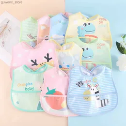 Bibs Burp Cloths Случайное смешанное 3/5 шт. Кормить детские нагрудники водонепроницаемые нагрудники без рукава для детского нагрудного слюна для мальчика Burp Clate