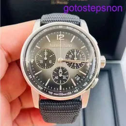 مرتفع AP WRIST WATCH CODE 11.59 Series 26393NB Platinum Ceramic Smoky Gray Plate Mens Fashion Fashion Terty Sports Watch