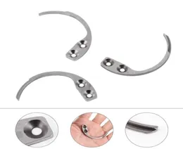 Kancalar Raylar 3 PCS Paslanmaz Çelik Antitheft Tag Hook Pin Açıcı Anahtar Giysiler Alarmı Çıkarma 4691440