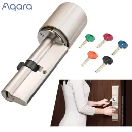 System Aqara Original Practical Antitheft Security Door Lock Core with Key Smart Door lock Mechanical Structure Encryption Chip