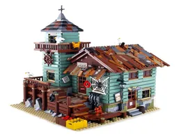 Intod 16050 아이디어 영화 시리즈 Old Fishing Store Beach Resort House Building Block Bricks Toys 선물 21310226Q6746583