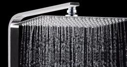 2mm ince 12 inç kare döndürülebilir banyo yağış duş başlığı süper basınçlı kare üst sprey duş başlığı krom kaplama 4940718