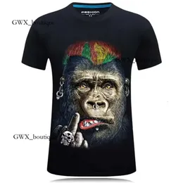 Новый Haikyuu Модный дизайнерский дизайнерский футболка для мужчин 3D Print Animal Funny Monkey Funt Funct