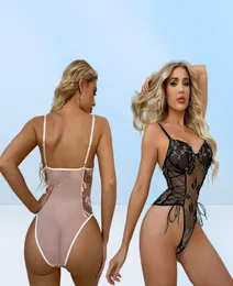 الملابس الداخلية Sexy مجموعة ملابس النوم الليلية Nightdress Porno Sex Doll Women Womens Intear Butterfly Lace Suity Thong Erotic Suit280E8546849