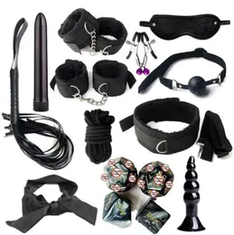 Sexy Set SM Fun 15 -teilern Kombination für Erwachsene Training Designer Bindung an Anal Plug Multi QBN51170598