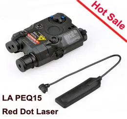 Hunting LA PEQ 15 Tactical Flashlipt LED LASER IR IR ANDRARED CASE مع الليزر الأحمر و IRIN