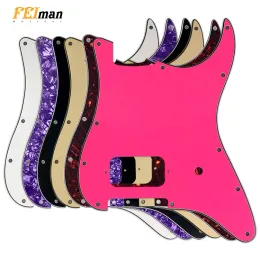 Cables Feiman Guitar 11 Screw Holes Pickguards Suit For Fender Tom Delonge Strat Guitar US Spec Strat With Bridge Humbucker