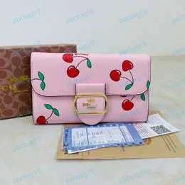 Bolsa de ombro feminina de um tamanho casual Bolsa de sacola portátil de sacolas e bolsas de luxo Bolsos para Mujer Cherry Pattern