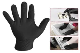 Große Einweghandschuhe PVC Nitrilöl und ACIS Untersuchung Gummi Latex Sicherheit Schwarz Blau Mechaniker wasserdichte Allergie GL7358969