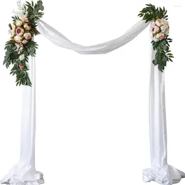 装飾的な花yan人工牡丹結婚ウェディングアーチスワグ