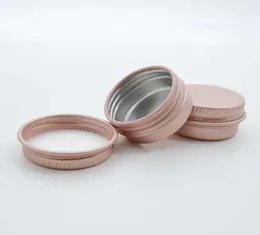 Contenitori cosmetici in alluminio vuoto da 10 g di rosa in alluminio estetico a pentola per labbra per labbra per latta per un unguento crema crema di pezzi di imballaggio in cera per capelli Custom6755388