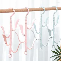 Hängare Multi-Layer Hanger Hooks Clothes Scarf Bag Hat Organizer Hanging Rack Rotated användbar rymdsparare Wonder