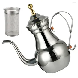 Taglie a mano Brewing Coffee Pot Long Beggine Kettle Medio Oriente Tea Pot (15L)