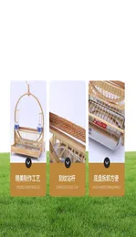 Bird Cages Parrot Small Cage Tray Decoration Wooden Breeding Houses Outdoor Household Gaiolas Feeding Supplies BS50BC7874991