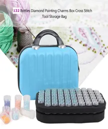 132 Bottles Diamond Painting Storage Box Bead Container Embroidery Handbag Rhinestone Case Organizer Diamond Embroidery Tool C01169781888