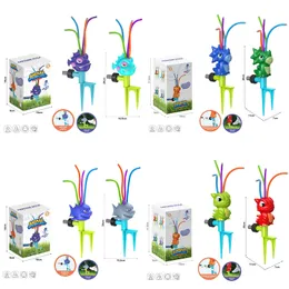 Baby Water Toys Cartoon Animal Fish Dinosaur Children Garden Yard Wiggle Splashing Water Jet Toy Kid For Gifts