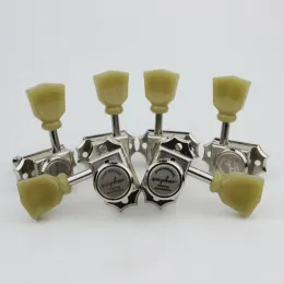 Kablolar 1 Set Guyker 3R3L Vintage Deluxe Elektro Gitar Makine Başlıkları Tuner Nikel Ayarlanma Makineleri