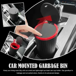 Внутренние аксессуары Car Cup Cup Cup Trash Bin Утечка Pocket Container для автомобильного грузовика RV внедорожник и туристический турист Accesso I0F2