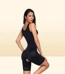 Tam Vücut Şakacı Kolombiyalı İndirgeyici Kirpikler Bel Eğitmeni Korse Shapewear Bodysuit Zayıflama iç çamaşırı Liposuction Post 2201045948600