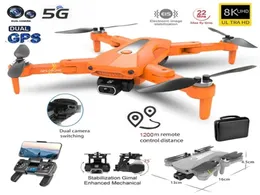 NYR K80 PRO GPS DRONO 4K 8K Câmera dupla HD POOGRAÇÃO AERial Pografia Profissional Motor sem escova Quadcopter RC Distance1200m 211025281074