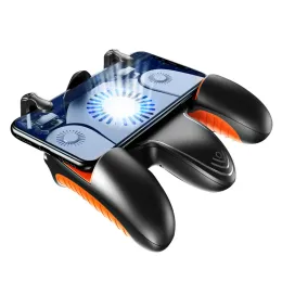 Gamepads Universal Mobile Telefon Gaming Accessories Hantera Radiator JS26 för PUBG Gamepad Cooling Fan ABS Cooler för iPhone 12 iOS Android