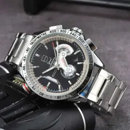 2024 Chronograph Luxury Men Tag Watch Quartz Chronograph tittar på flera klassiska stålband multifunktion kronograf automatisk tagge heure watch 857