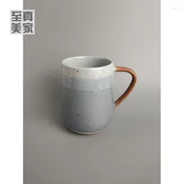 Mugs Mo Landi Color Literature Nordic Style Ins Retro Creative Fashion Ceramic Mug Exquisite Luxury Coffee Cup