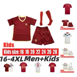 2024 2025 Venezuela Soccer Maglie nazionale Soteldo Sosa Rincon Cordova Casseres Bello Ja.Martinez Rondon Gonzalez 24 25 uomini Kids Kids Machis Shirt di calcio