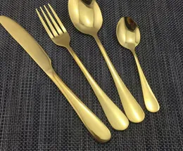 Set di stoviglie in acciaio inossidabile a 4 pezzi di piatti in acciaio inossidabile in acciaio inossidabile fiordino da tavolo da cucina da cucciolo di posate di lusso set da tavolo set KKA23139734825