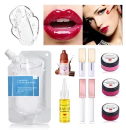 50 ml Base de brilho labial Versagel Diy Lip Gloss Conjunto hidratante Base Lipgloss Pó pó essência Segura Cosmetic8769275