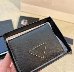 مصمم جلود محفظة أنيقة الرجال طيوا LG Zipper Triangle Wallets حامل البطاقة ملاحظات Mey مع مربع Flip Wallet أنماط متعددة AA1 G8WQ#