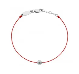 B01001F Linha de rosca vermelha Made Made String Chain Bracelets Breakets para Mulheres Jóias de Presente de Aniversário Y11195152708
